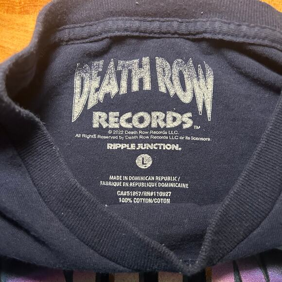 Death Row Records T-Shirt Large - Picture 3 of 5
